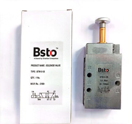 1/8" (5/2 WAY) FESTO TYPE SINGLE SOLENOID VALVE